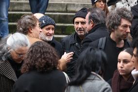 Bertrand Blier Funeral - Paris