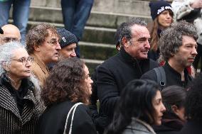 Bertrand Blier Funeral - Paris