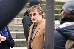Bertrand Blier Funeral - Paris