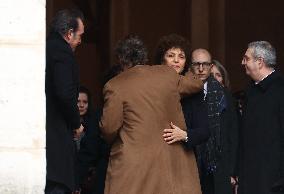 Bertrand Blier Funeral - Paris
