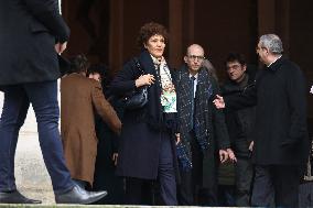 Bertrand Blier Funeral - Paris