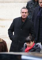Bertrand Blier Funeral - Paris