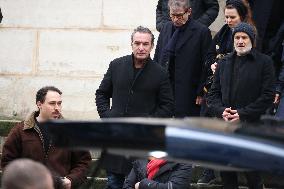 Bertrand Blier Funeral - Paris