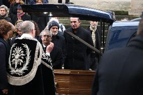 Bertrand Blier Funeral - Paris