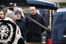 Bertrand Blier Funeral - Paris