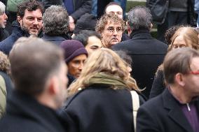 Bertrand Blier Funeral - Paris