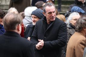 Bertrand Blier Funeral - Paris