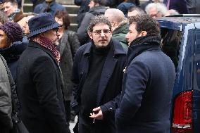 Bertrand Blier Funeral - Paris