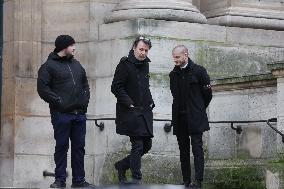 Bertrand Blier Funeral - Paris