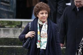 Bertrand Blier Funeral - Paris