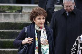 Bertrand Blier Funeral - Paris