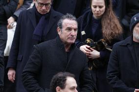 Bertrand Blier Funeral - Paris