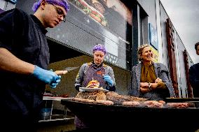 Queen Maxima Visits SVO Food Vocational Training - Houten