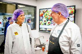 Queen Maxima Visits SVO Food Vocational Training - Houten
