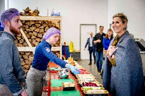 Queen Maxima Visits SVO Food Vocational Training - Houten