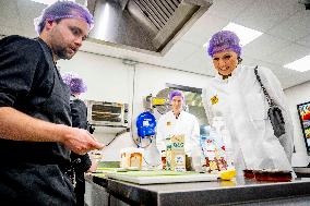 Queen Maxima Visits SVO Food Vocational Training - Houten