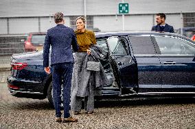 Queen Maxima Visits SVO Food Vocational Training - Houten