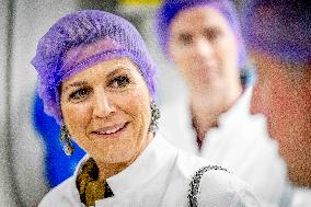 Queen Maxima Visits SVO Food Vocational Training - Houten