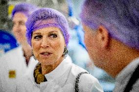 Queen Maxima Visits SVO Food Vocational Training - Houten