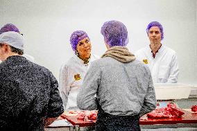 Queen Maxima Visits SVO Food Vocational Training - Houten