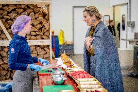 Queen Maxima Visits SVO Food Vocational Training - Houten