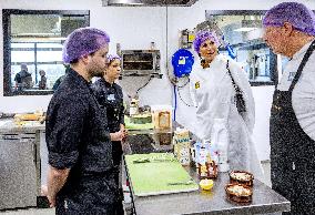 Queen Maxima Visits SVO Food Vocational Training - Houten