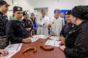 Queen Maxima Visits SVO Food Vocational Training - Houten