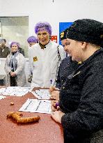 Queen Maxima Visits SVO Food Vocational Training Course - Houten