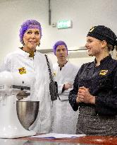 Queen Maxima Visits SVO Food Vocational Training Course - Houten
