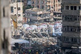 Palestinians Returning To Devastated Northern Gaza