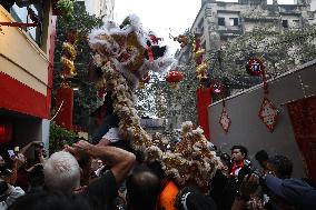 Chinese New Year Celebration In Kolkata, India