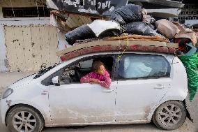 Palestinians Returning To Devastated Northern Gaza
