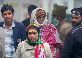 Maha Kumbh Mela Festival In Prayagraj, India