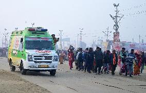 Maha Kumbh Mela Festival In Prayagraj, India