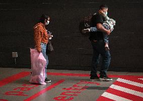 Migrants Deported from The USA Arrive in Bogota - Colombia