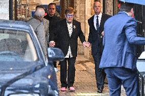 PFW Haute Couture Elton John Exits Valentino Show JR