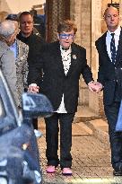 PFW Haute Couture Elton John Exits Valentino Show JR