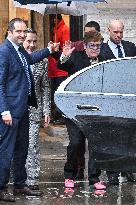 PFW Haute Couture Elton John Exits Valentino Show JR