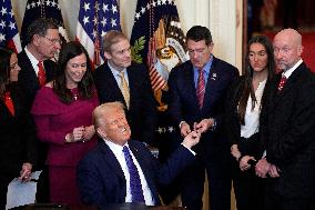 Donald Trump signs the Laken Riley Act - Washington