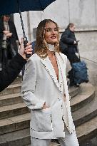PFW Haute Couture Elie Saab Outside Arrivals JR