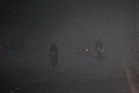 India Winter Fog Weather