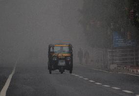 India Winter Fog Weather