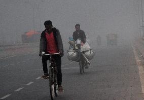 India Winter Fog Weather