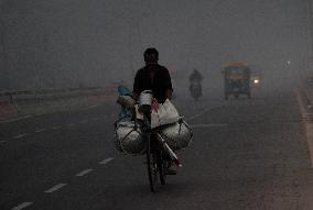 India Winter Fog Weather