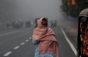 India Winter Fog Weather