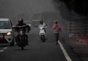 India Winter Fog Weather