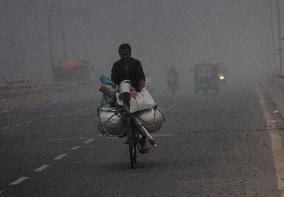 India Winter Fog Weather