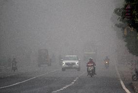 India Winter Fog Weather