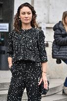 PFW Haute Couture Elie Saab Outside Arrivals JR