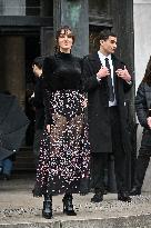 PFW Haute Couture Elie Saab Outside Arrivals JR